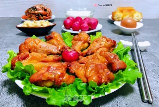 奥尔良烤鸡腿根#萌系美食#的做法步骤：15