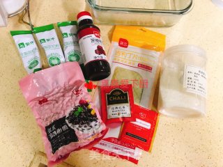 黑糖珍珠奶茶冻的做法步骤：1