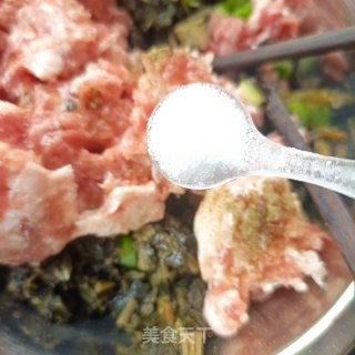 梅菜肉饼的做法步骤：9