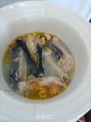 鸡爪鱼胶汤的做法步骤：7