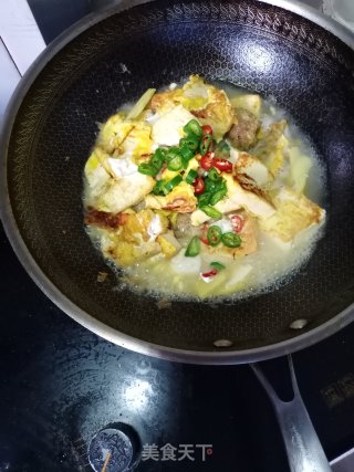 豆腐煮肉饼的做法步骤：12