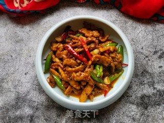 麻辣牛柳的做法步骤：18