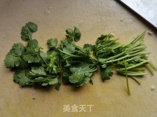 香菜红油豆腐丝的做法步骤：6