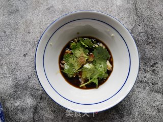 香菜红油豆腐丝的做法步骤：8