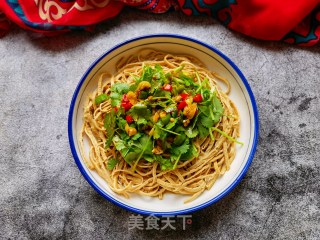 香菜红油豆腐丝的做法步骤：13