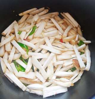 杏鲍菇炒肉的做法步骤：13