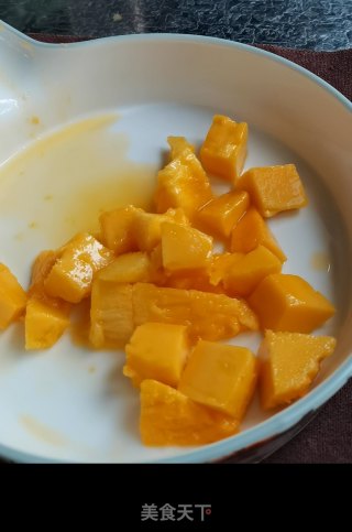 芒果牛奶布丁的做法步骤：1