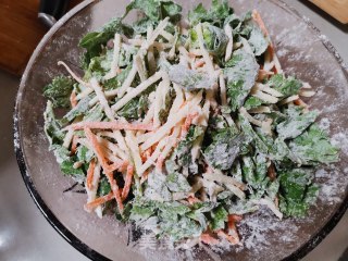 蒸芹菜叶的做法步骤：3