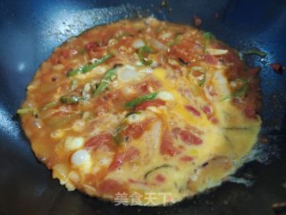 西红柿炒鸡蛋（配点绿色菜）的做法步骤：4