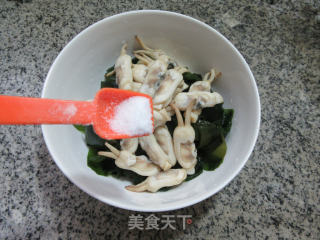 蛏子拌裙带菜的做法步骤：6