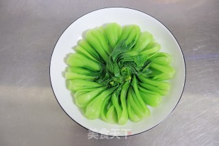 香菇油菜的做法步骤：6