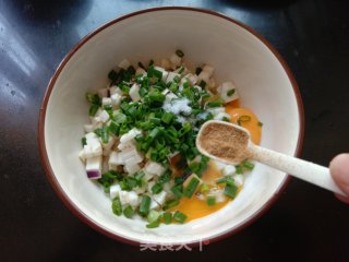 茄子鸡蛋饼的做法步骤：4