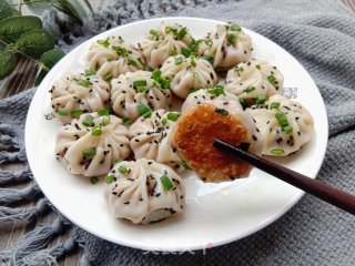 饺子皮水煎包的做法步骤：12