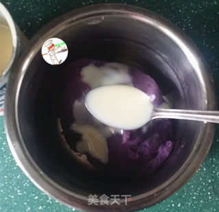椰蓉紫薯辫子小面包的做法步骤：7