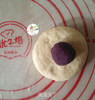 椰蓉紫薯辫子小面包的做法步骤：8