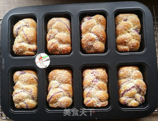 椰蓉紫薯辫子小面包的做法步骤：14