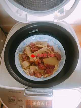 沙姜蒸猪肉的做法步骤：4
