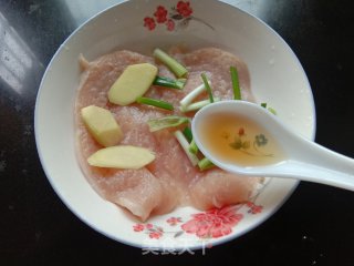 煎奥尔良鸡胸肉的做法步骤：3