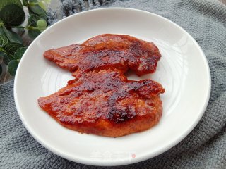 煎奥尔良鸡胸肉的做法步骤：12