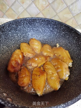 蜜汁鸡翅的做法步骤：6