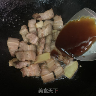 油豆腐焖五花肉的做法步骤：7