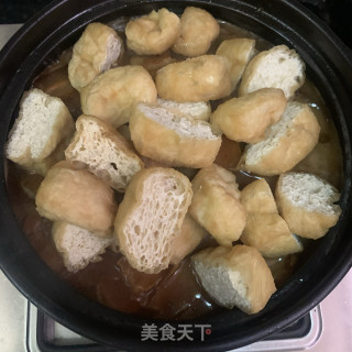 油豆腐焖五花肉的做法步骤：11