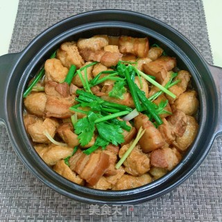 油豆腐焖五花肉的做法步骤：13
