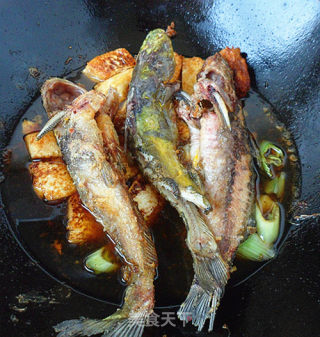 嘎鱼烧豆腐的做法步骤：6