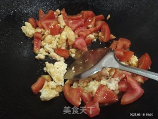 番茄炒蛋的做法步骤：5