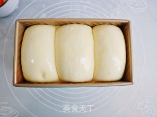 淡奶油吐司❗️超级柔软拉丝，消耗淡奶油利器的做法步骤：16
