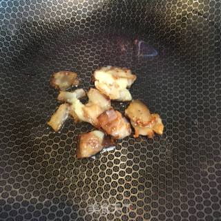 油渣蒜蓉炒西兰花的做法步骤：3