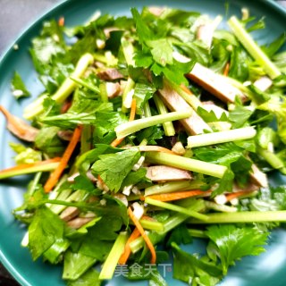 梅花肉拌芹菜的做法步骤：13