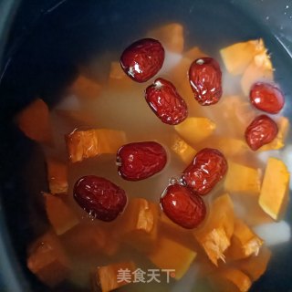 山药南瓜小米粥的做法步骤：7