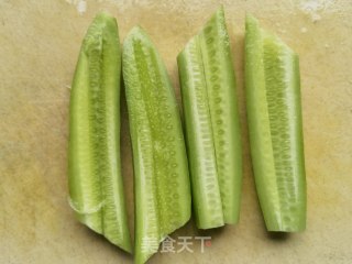 黄瓜虾仁炒藜麦饭的做法步骤：6