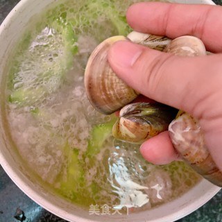 苦瓜肉末沙白汤的做法步骤：8