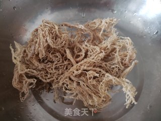 石花菜拌木耳的做法步骤：1