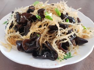 石花菜拌木耳的做法步骤：9