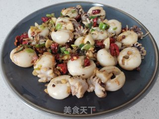 爆炒墨鱼仔的做法步骤：7