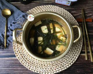 豆腐海带味噌汤的做法步骤：10