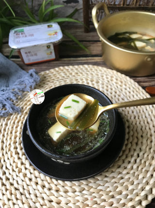 豆腐海带味噌汤的做法步骤：11