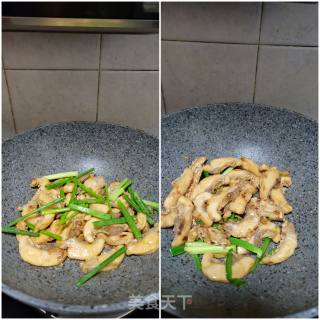 姜葱炒脆鲩鱼的做法步骤：7