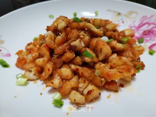 孜然鸡丁的做法步骤：10
