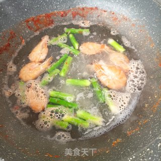 芦笋豌豆鲜虾沙拉的做法步骤：7
