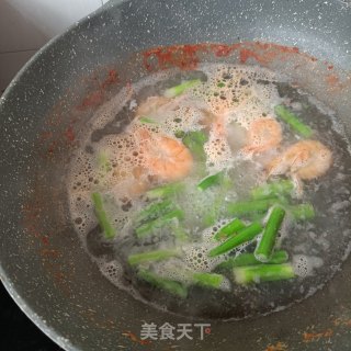 芦笋豌豆鲜虾沙拉的做法步骤：8