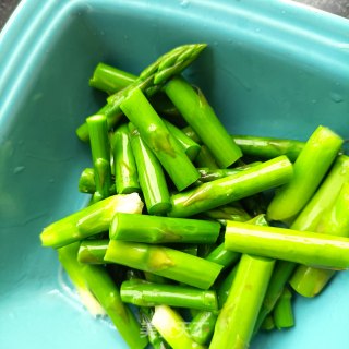 芦笋豌豆鲜虾沙拉的做法步骤：11