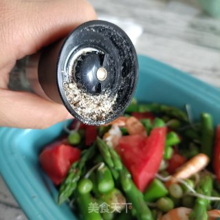 芦笋豌豆鲜虾沙拉的做法步骤：18