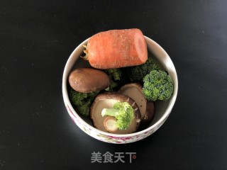 蔬菜真鳕鱼饼的做法步骤：2