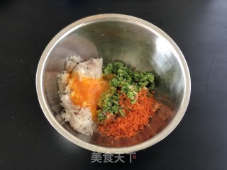 蔬菜真鳕鱼饼的做法步骤：5