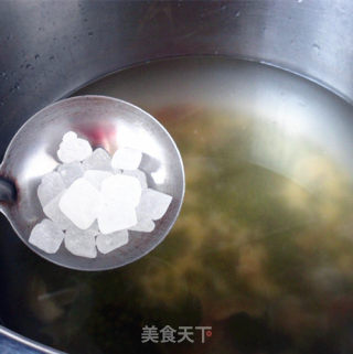 清淡美食——绿豆百合冰糖粥的做法步骤：3