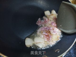 杏鲍菇炒肉的做法步骤：2